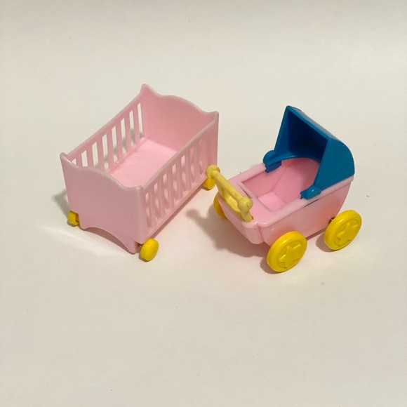 Illco Sesame Street Nursery Dollhouse Furniture - Picture 1 of 12